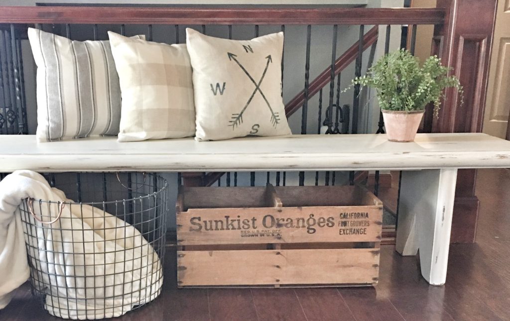 Farmhouse Bench — Ashley Diann Designs