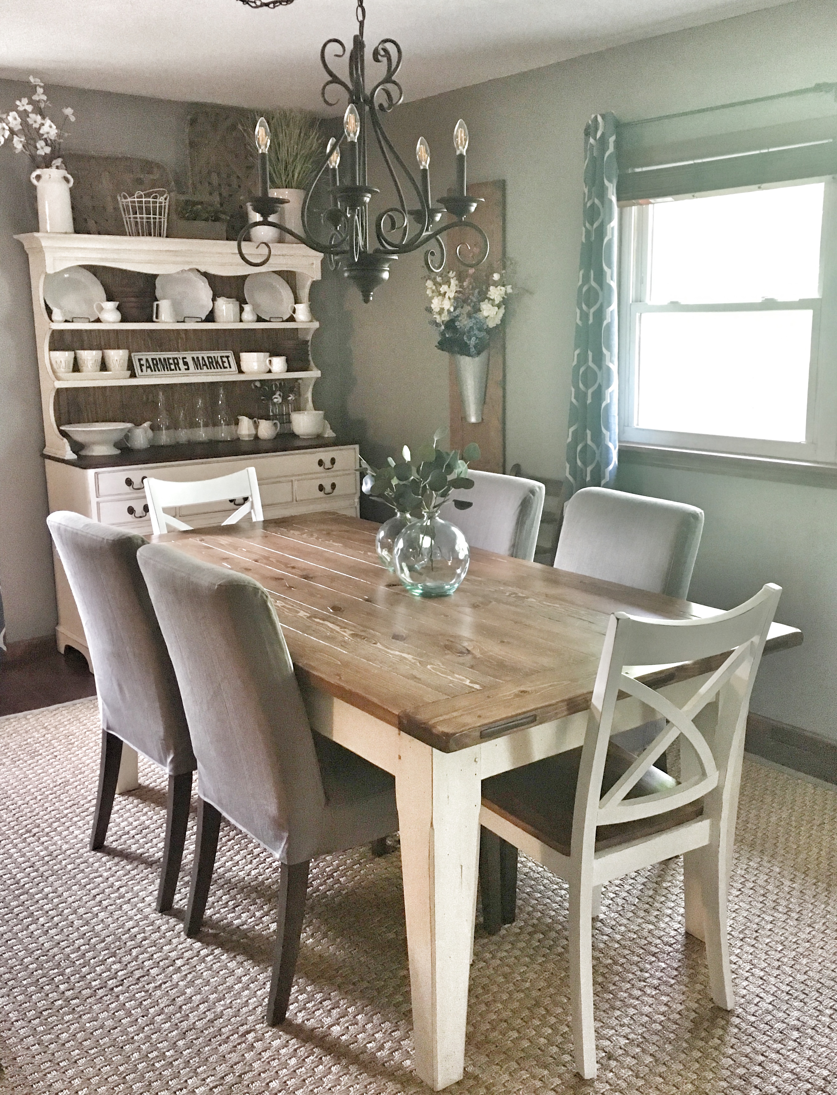 farmhouse style, dining room