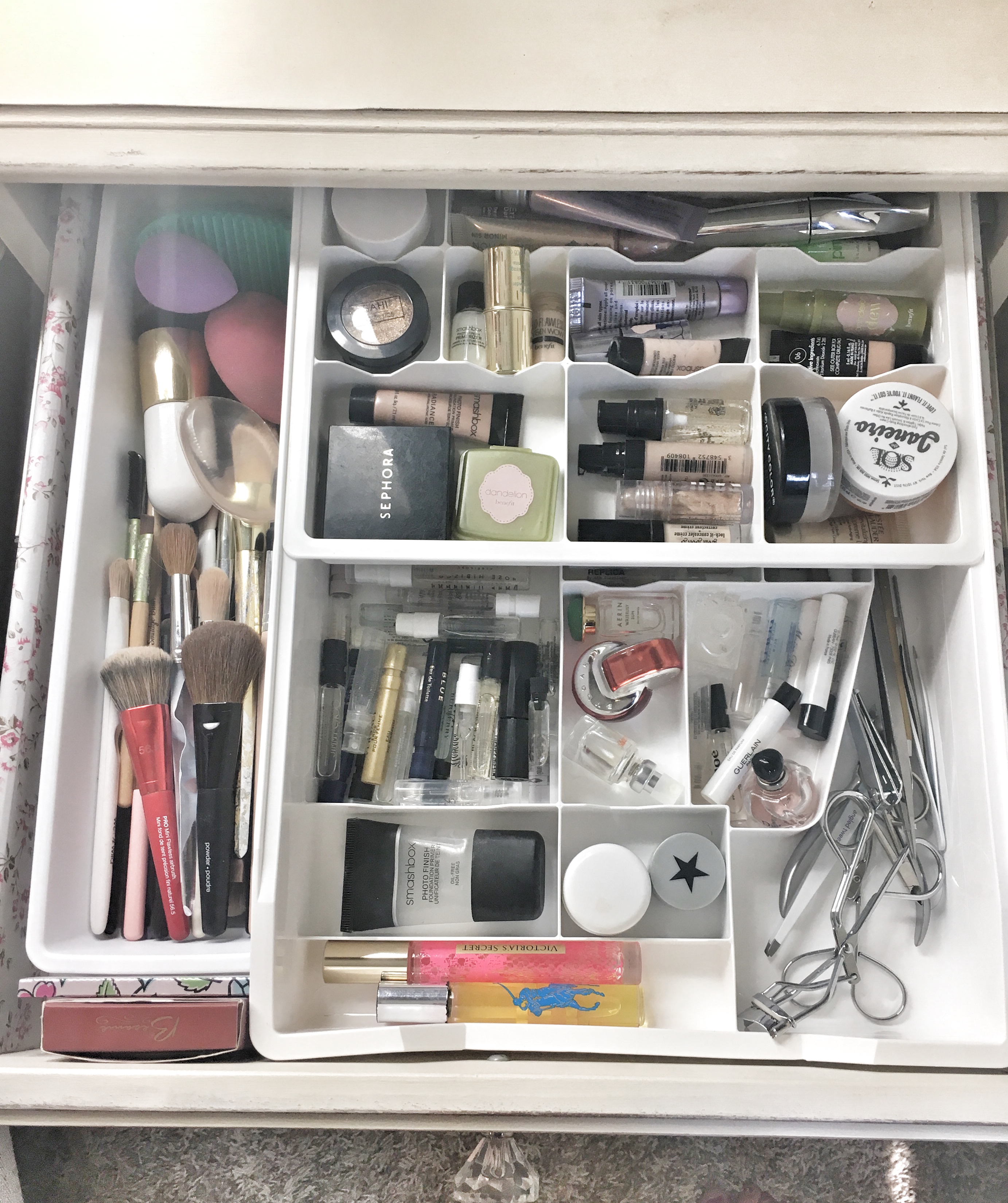 makeup, beauty supplies, storage