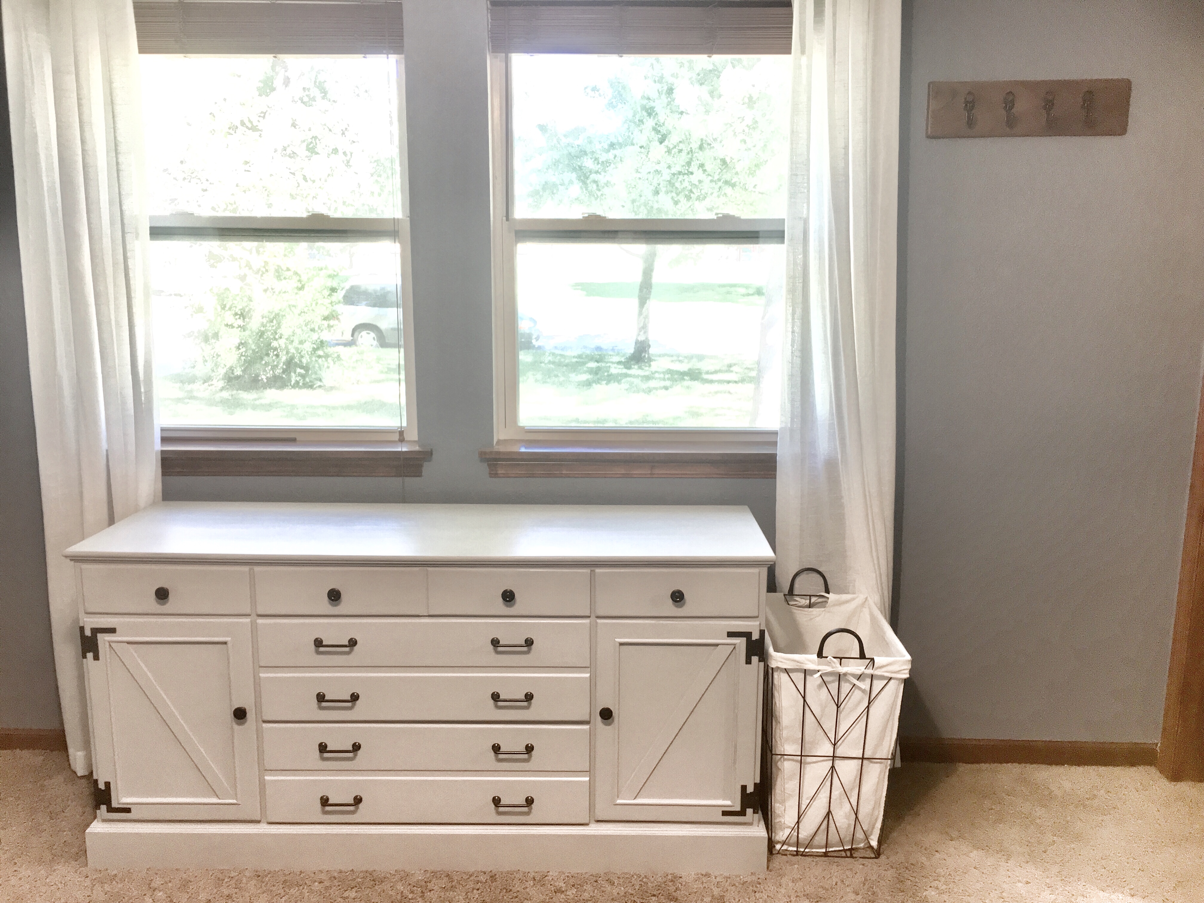 his and hers dresser refurbish, farmhouse furniture, diy