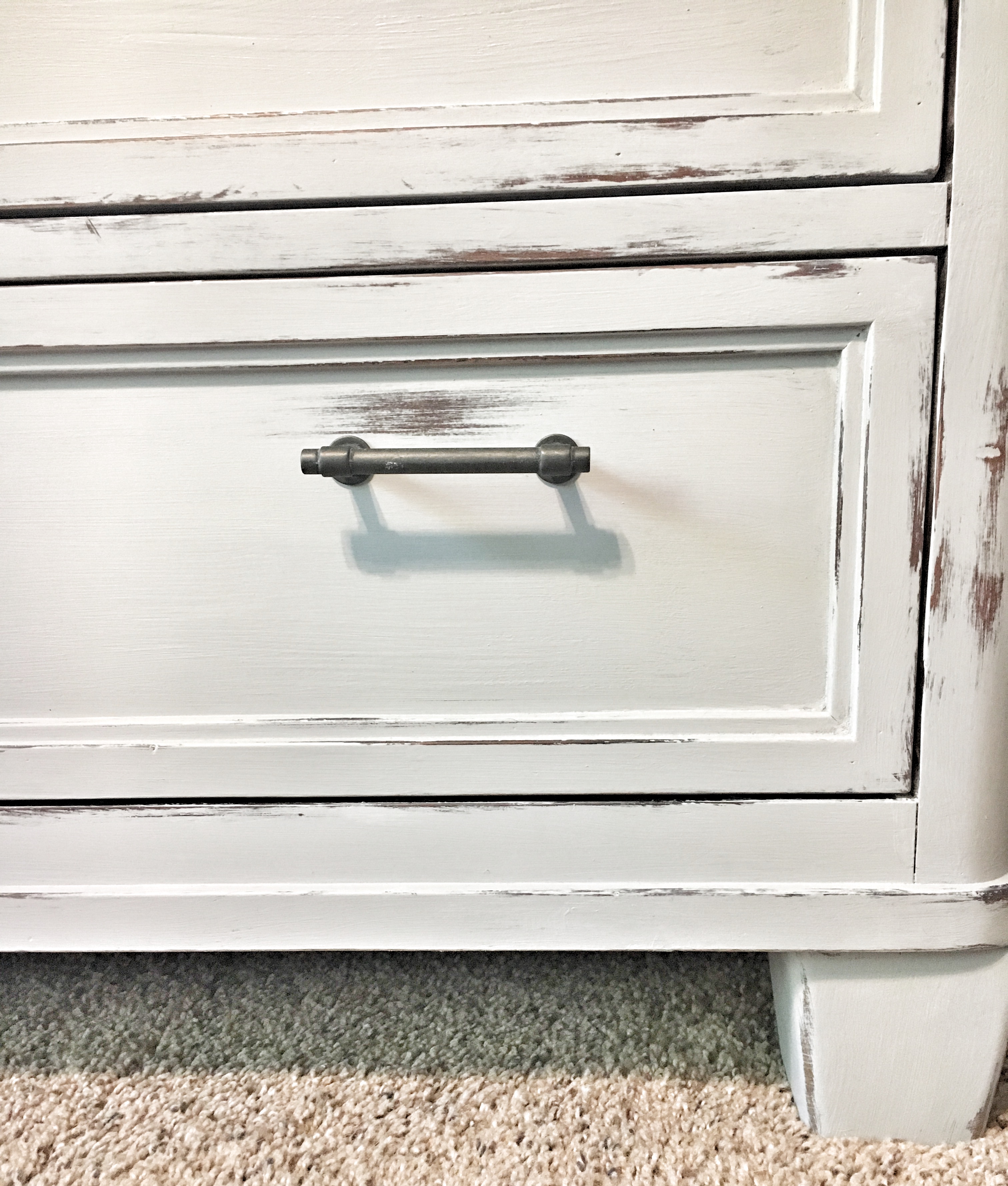 diy, distressed furniture, dresser update