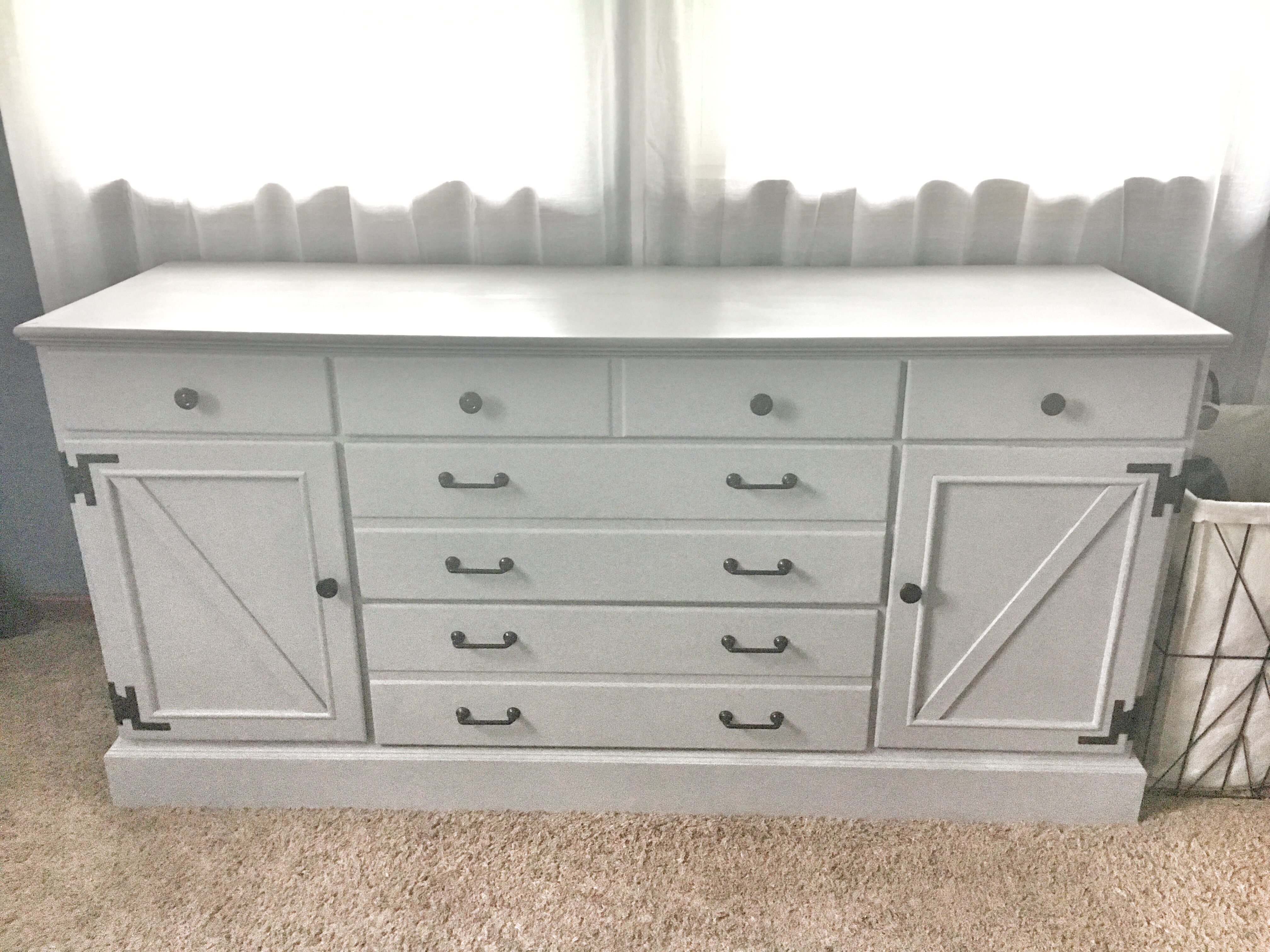 Light Gray Chalk Paint Dresser Karice