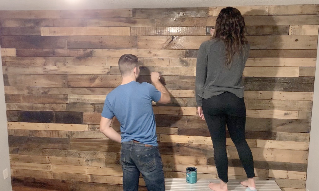 DIY, rustic wall