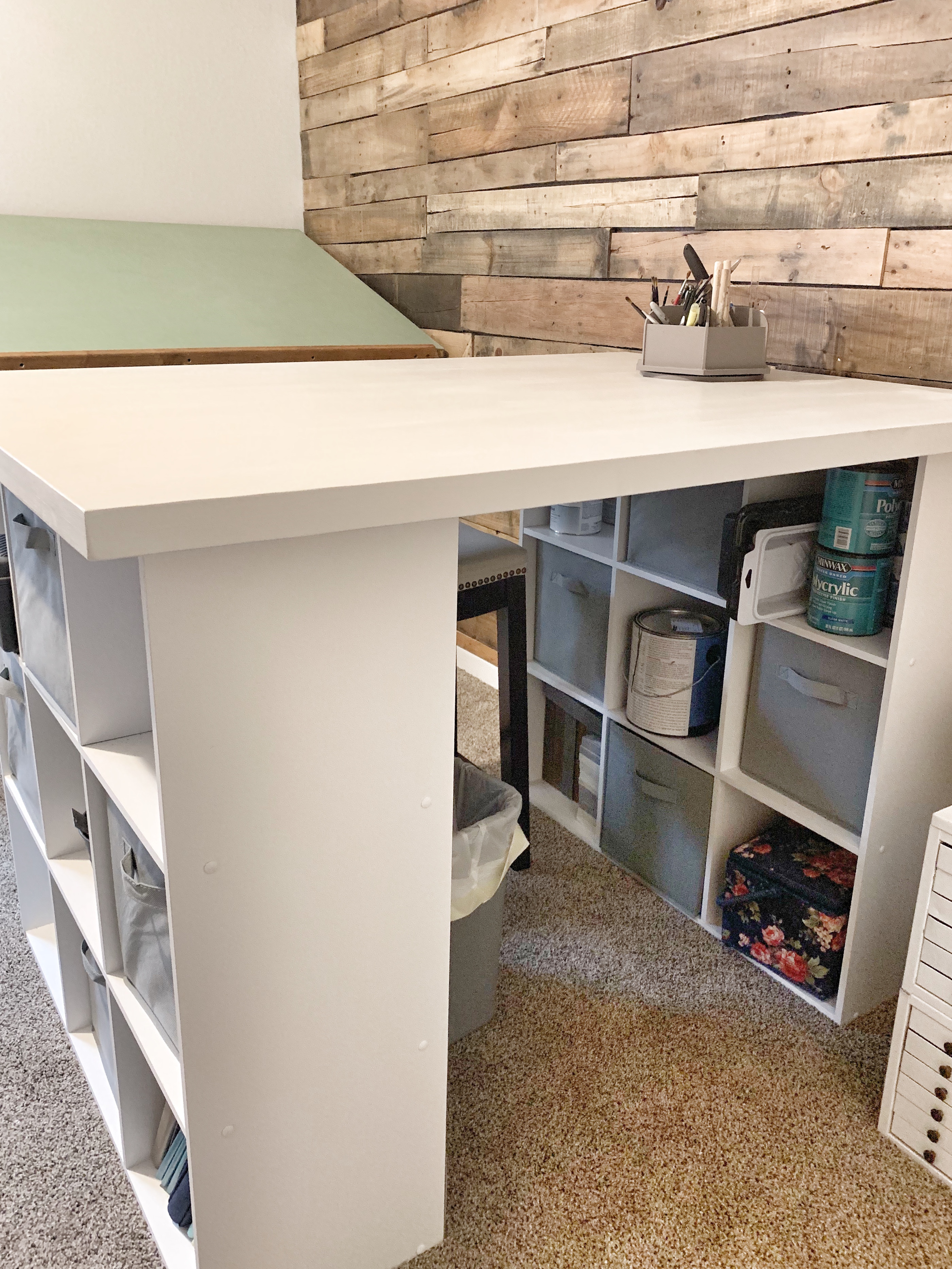 Build a Craft Table with Storage