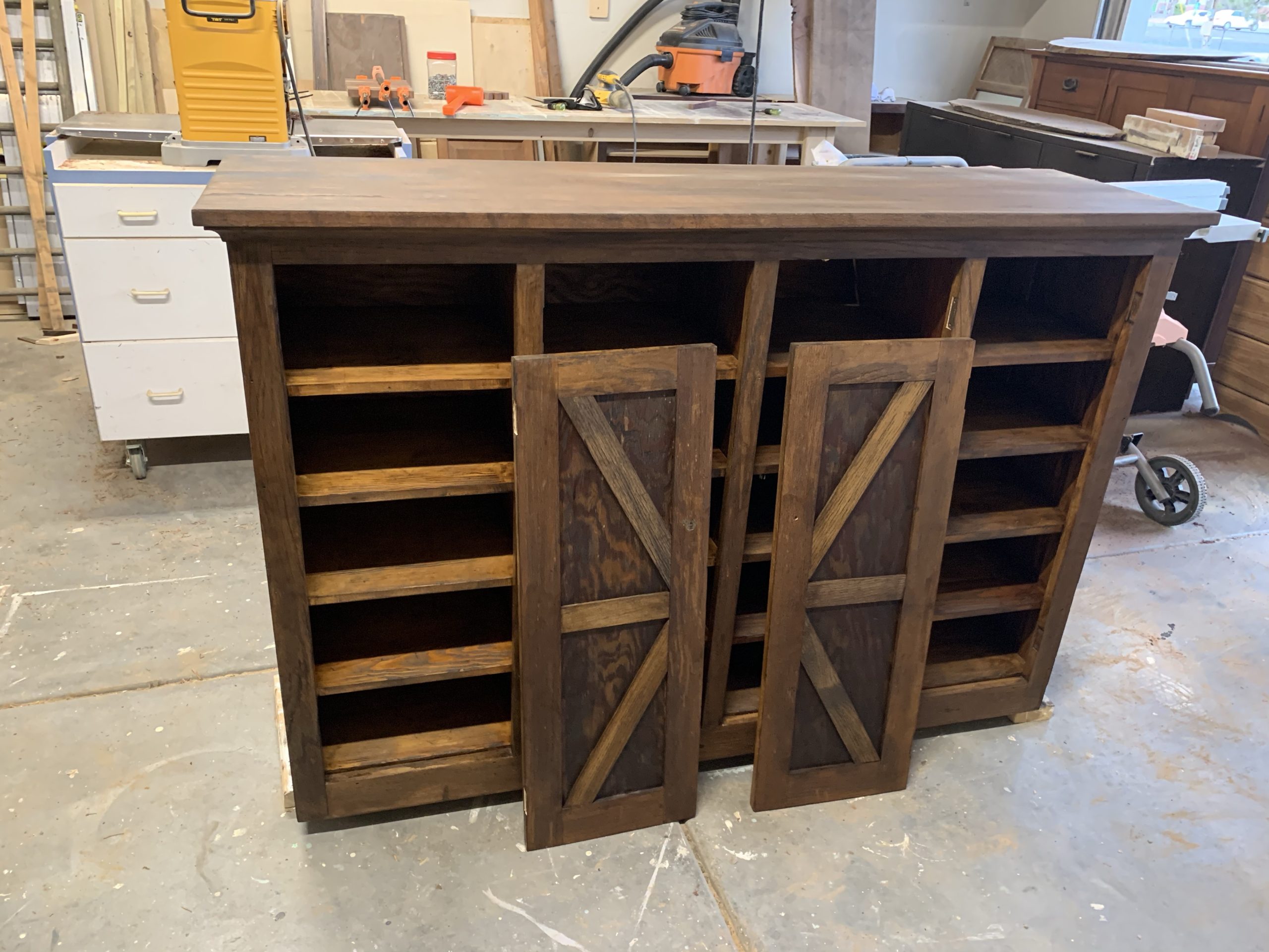 Coffee Bar Cabinet Flip — Ashley Diann Designs