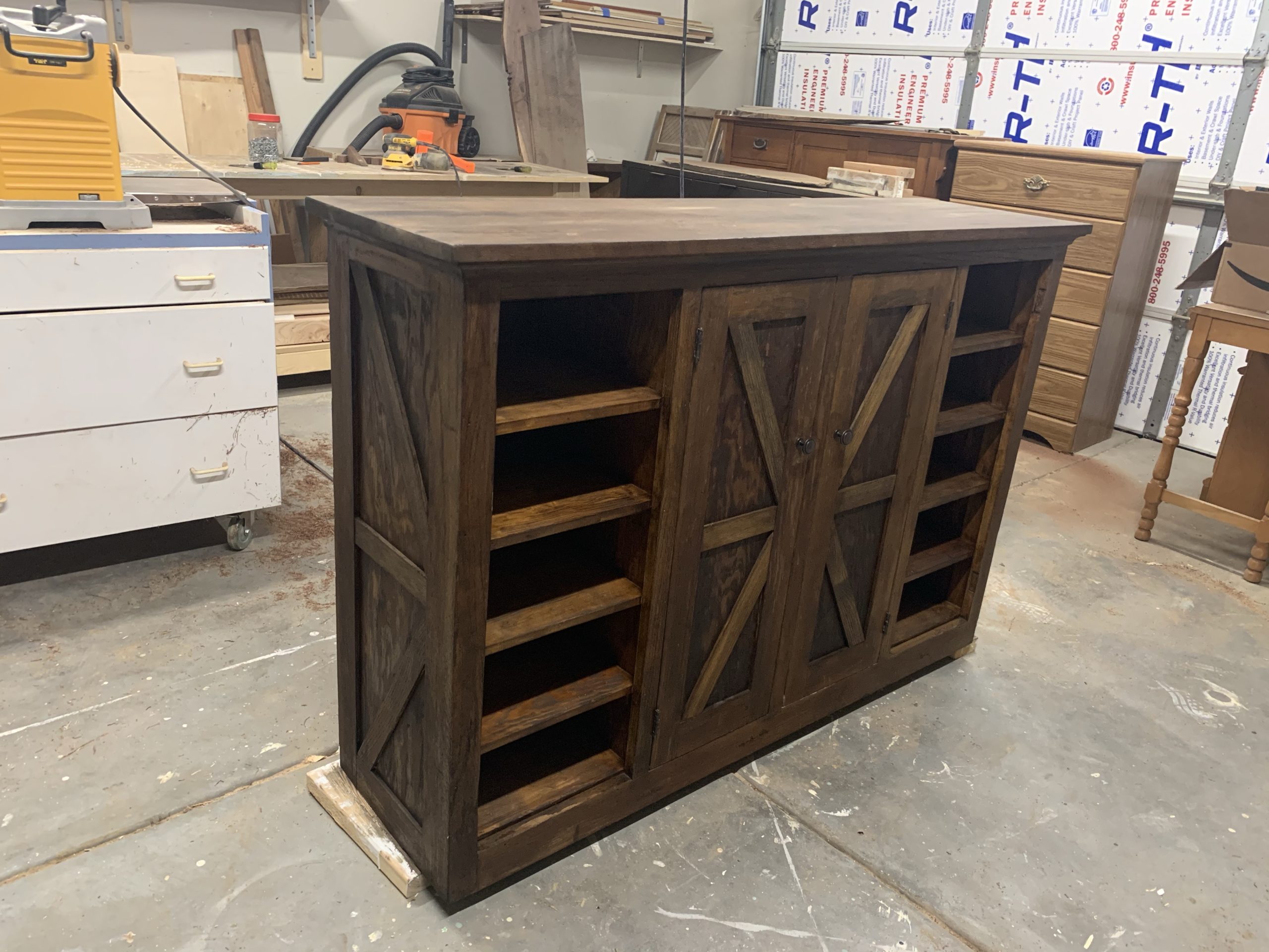 Coffee Bar Cabinet Flip — Ashley Diann Designs