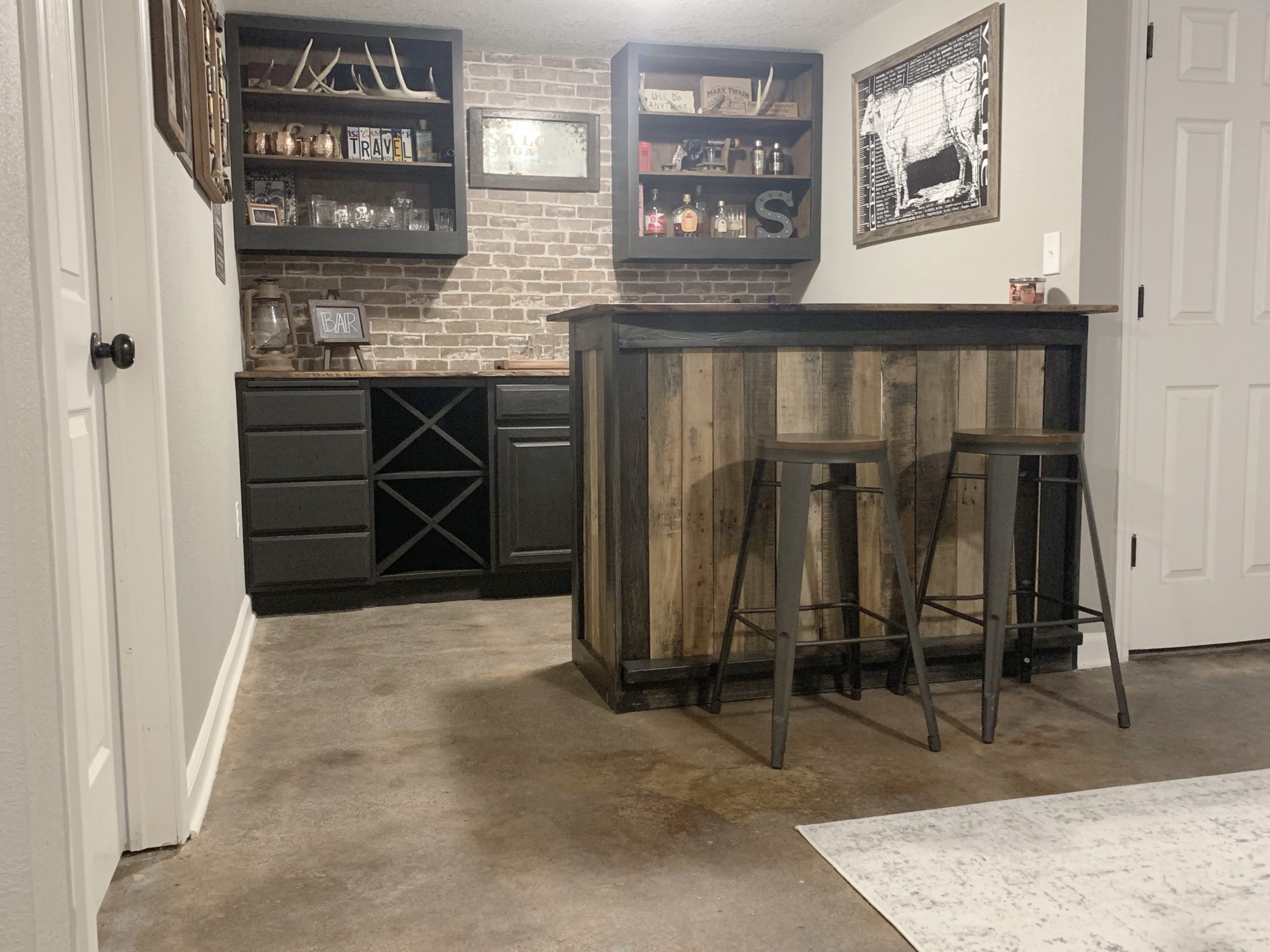 Basement Dry Bar Ashley Diann Designs