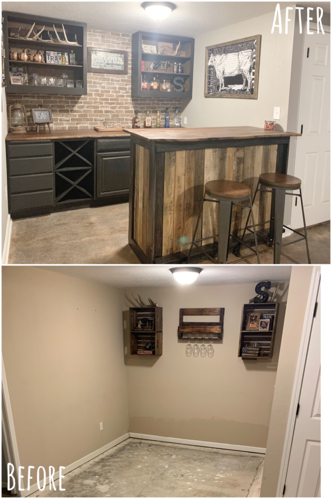 Basement Dry Bar — Ashley Diann Designs